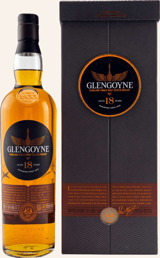 Glengoyne 18yo Unhurried Since 1833 Oloroso Sherry 43% 700ml