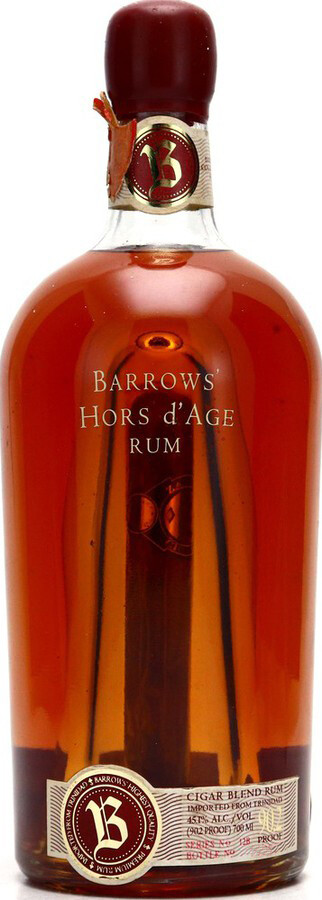 Barrows Hors D'age Cigar Blend With Cigar 45.1% 700ml