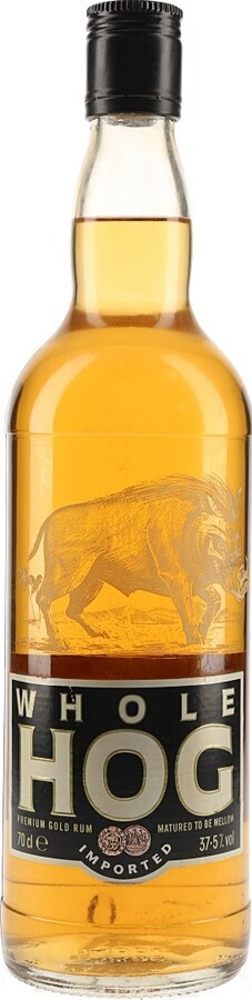 Hamilton Whole Hog Gold Rum 1980s 37.5% 700ml