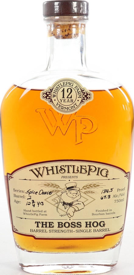 WhistlePig The Boss Hog Finished in Bourbon Barrel 2 67.3% 750ml