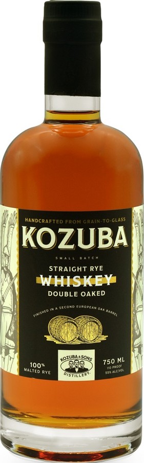 Kozuba & Sons Straight Rye Whisky Double Oaked 55% 750ml