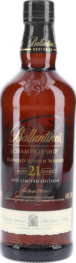 Ballantine's 21yo Championship 2013 Limited Edition 40% 700ml