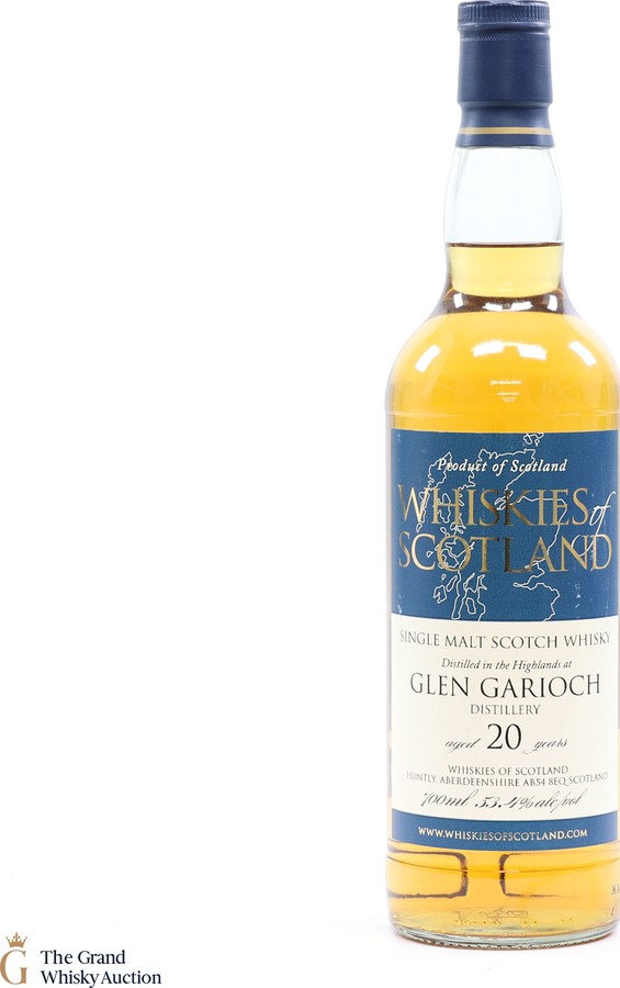 Glen Garioch 20yo SMD Whiskies of Scotland 53.4% 700ml