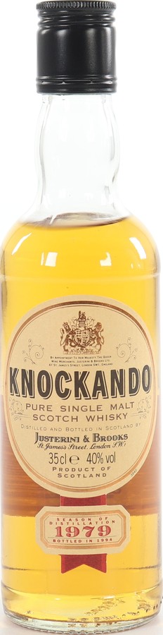 Knockando 1979 by Justerini & Brooks Ltd 40% 350ml