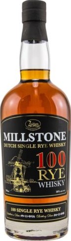 Millstone 2016 100 Rye Whisky 50% 700ml