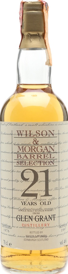 Glen Grant 1976 WM Barrel Selection 46% 700ml