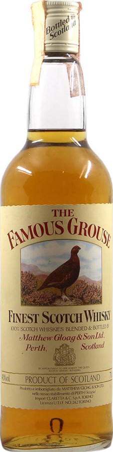 The Famous Grouse Finest Scotch Whisky Claretta & C.S.p.A 40% 700ml