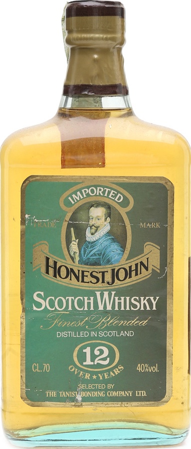 Honest John 12yo Scotch Whisky Finest Blended 40% 700ml