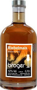 Broger Riebelmais 100% Vorarlberger Riebelmais-Whisky 42% 700ml