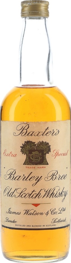 Baxter's Barley Bree Old Scotch Whisky Extra Special N.V. Im-en Exportmaatschappij v h Wlimerink & Muller Amsterdam 40% 750ml