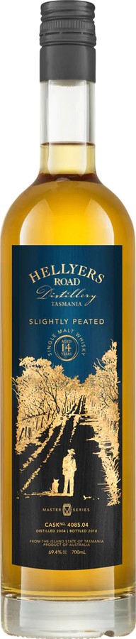 Hellyers Road 2004 Slightly Peated Master Series 4085.04 MyWhiskyJourneys 69.4% 700ml