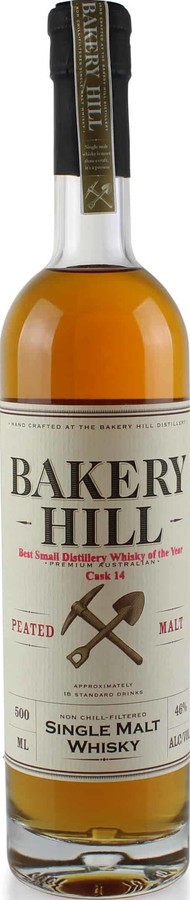 Bakery Hill Peated Malt Refill Bourbon 0515 46% 500ml