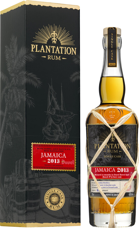 Plantation 2013 Jamaica Duvel Barrel Aged Single Cask 43.1% 700ml