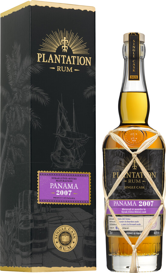 Plantation 2007 Panama Syrah Cote-Rotie Cask Single Cask 14yo 46.5% 700ml