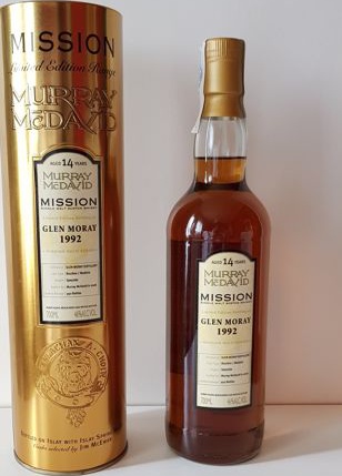 Glen Moray 1992 MM Mission Gold Series Bourbon Madeira 46% 700ml