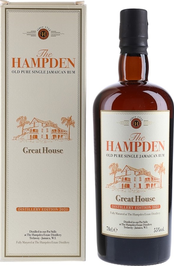 Velier Hampden Estate Great House Distillery Edition 2021 Old Pure Single Jamaican 55% 700ml