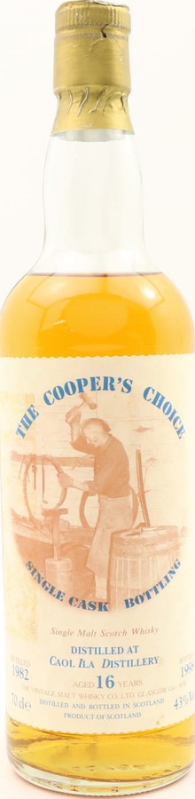 Caol Ila 1982 VM The Cooper's Choice Scotch Connection Stuttgart 43% 700ml