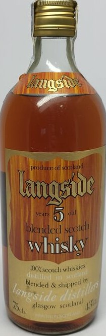 Langside 5yo Blended Scotch Whisky 43% 750ml
