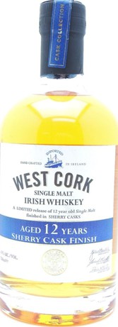 West Cork 12yo Sherry Cask Finish Sherry Casks Finish 43% 750ml