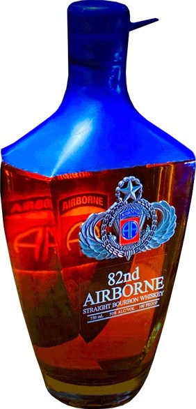 82nd Airborne Straight Bourbon Whisky 50% 750ml