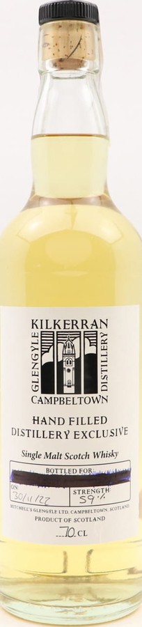 Kilkerran Hand Filled Distillery Exclusive 59% 700ml