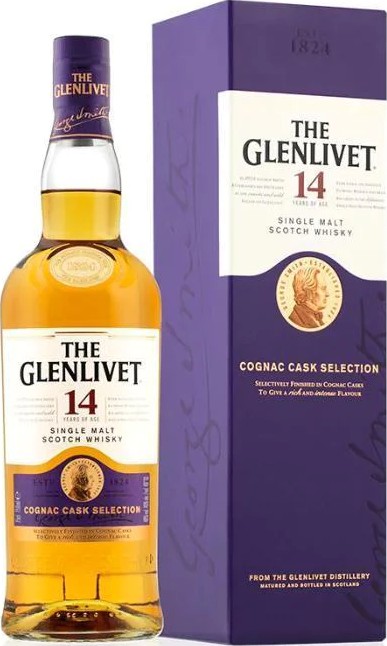 Glenlivet 14yo Cognac Cask Selection Cognac Cask Finish 40% 1000ml