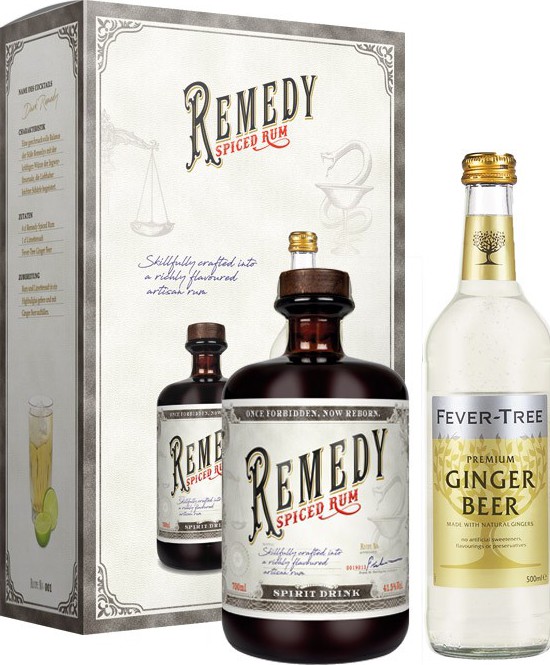 Remedy Spiced Giftbox 41.5% 700ml