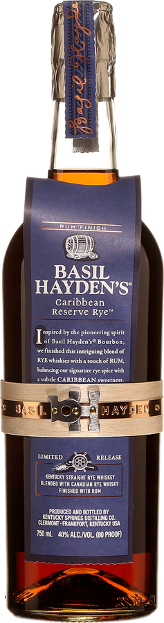 Basil Hayden's Caribbean Reserve Rye Limited Release Rum Finish 40% 750ml