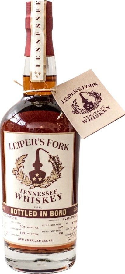 Leiper's Fork 4yo Tennessee Whisky 50% 750ml
