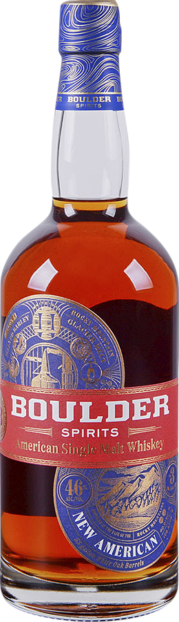 Boulder Spirits American Single Malt Whisky 53 gallon White Oak Barrels 46% 750ml