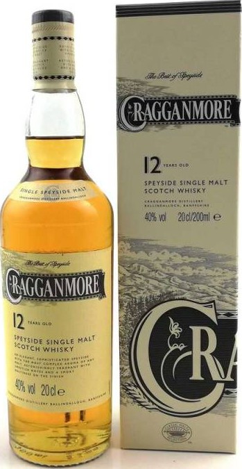 Cragganmore 12yo Speyside Single Malt Scotch Whisky 40% 200ml