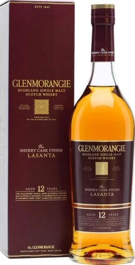 Glenmorangie 12yo Lasanta 3rd Edition ex-bourbon finished in oloroso and px sherry 43% 750ml