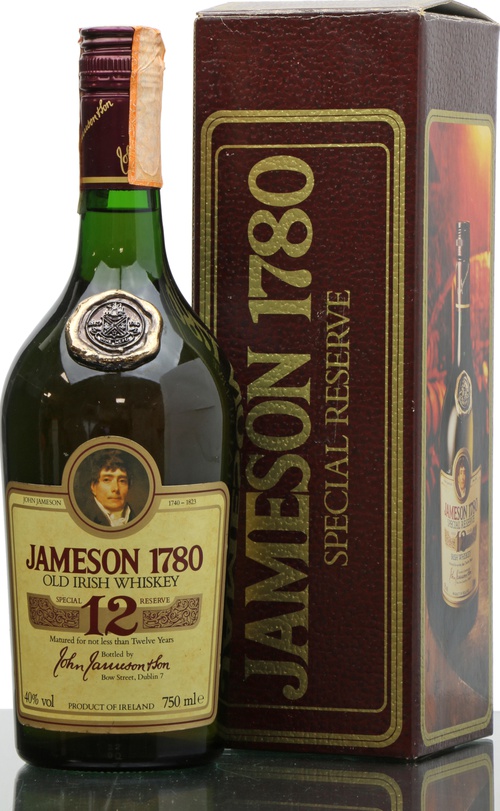 Jameson 12yo Jameson 1780 Special Reserve P.Soffiantino & C. S.p.A Genova 40% 750ml