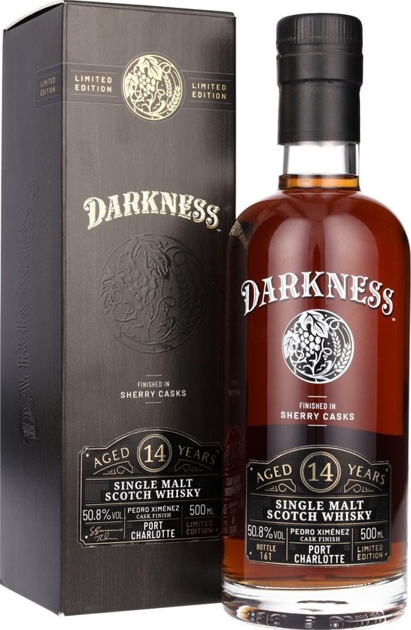 Port Charlotte 14yo AtB Darkness Finished in PX casks 50.8% 500ml