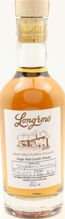 Longrow Hand Filled Distillery Exclusive 56.3% 200ml