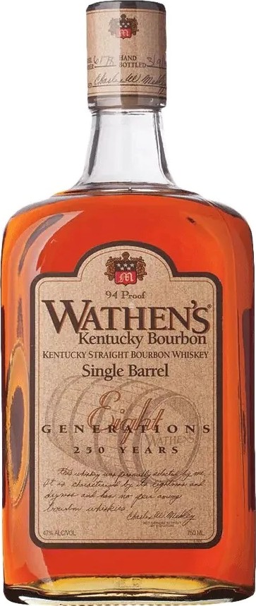 Wathen's Kentucky Straight Bourbon Whisky #4 Charred New American White Oak Barrel 3 47% 750ml