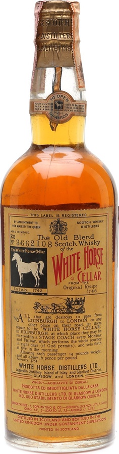 White Horse The Old Blend Scotch Whisky of the White Horse Cellar 43.5% 750ml