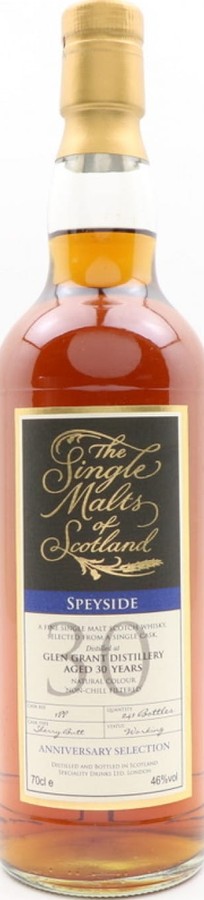 Glen Grant 30yo SMS The Single Malts of Scotland Sherry Butt 188 46% 700ml
