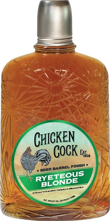 Chicken Cock Ryetous Blonde Beer Barrel Finish 45% 750ml