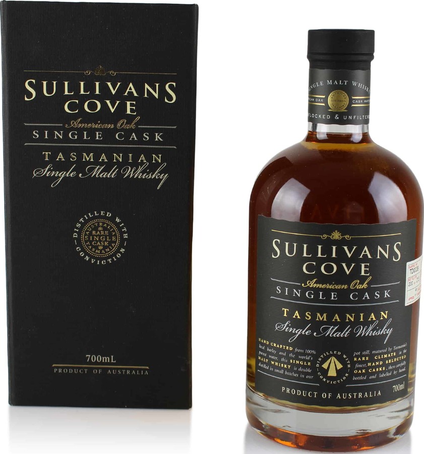 Sullivans Cove 2008 Single Cask Ex-American Bourbon 46% 700ml