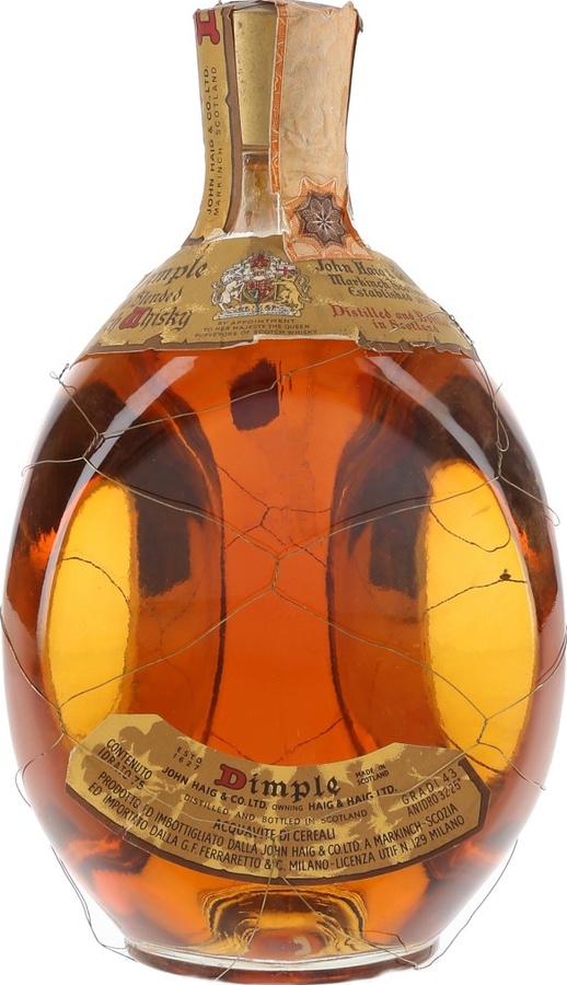 Dimple Old Blended Scotch Whisky Ferraretto Milano 43% 750ml