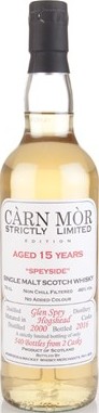 Glen Spey 2000 MMcK Carn Mor Strictly Limited Edition 2 Hogsheads 46% 700ml