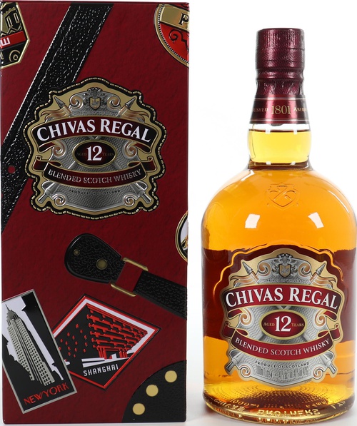 Chivas Regal 12yo Limited Edition Globe-Trotter Suitcase Company 40% 1000ml