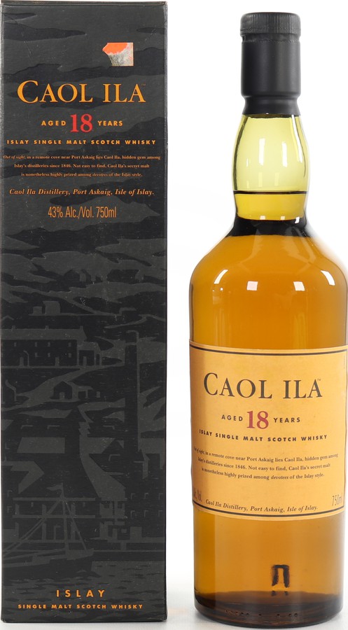 Caol Ila 18yo Islay Single Malt Whisky 43% 750ml