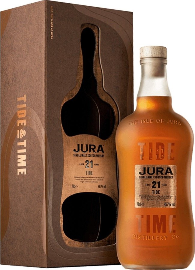 Isle of Jura 21yo Tide Ex-Bourbon + Virgin American Oak Finish 46.7% 750ml