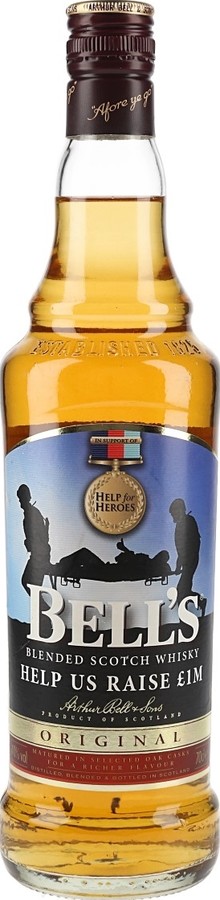 Bell's Blended Scotch Whisky Help US Raise PS1M In support of Help for Heroes 40% 700ml