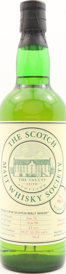 Pittyvaich 1976 SMWS 90.4 Pale and interesting 90.4 53.3% 700ml