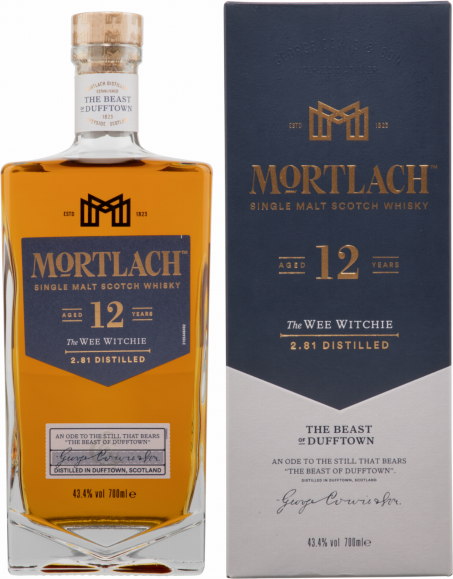 Mortlach 12yo The Wee Witchie Ex-Sherry and Ex-Bourbon 43.4% 700ml