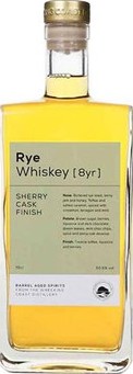 The Wrecking Coast 8yo Rye Whisky Sherry Cask Finish 50.5% 700ml