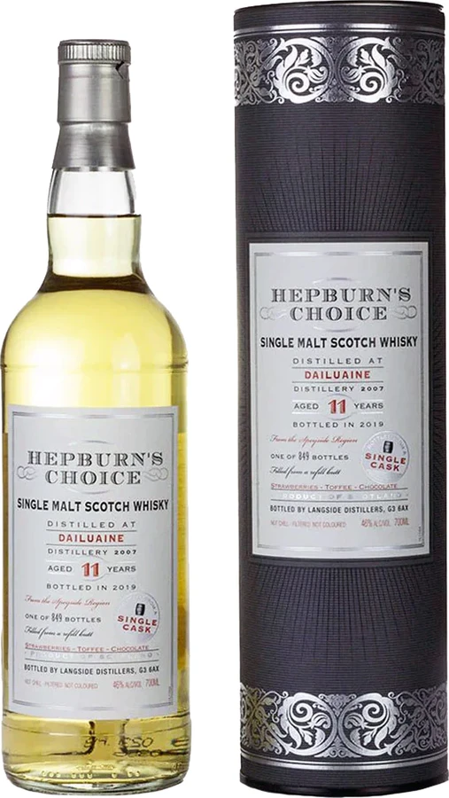 Dailuaine 2007 HL Hepburn's Choice Refill Butt 46% 700ml